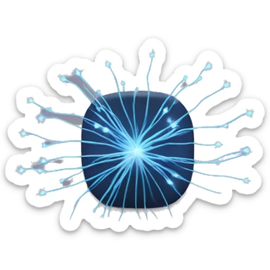 Fiber optics  sticker