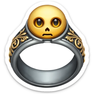 cursed ring sticker