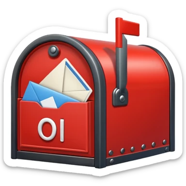mail box sticker