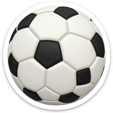 soccer ball classic panels sticker