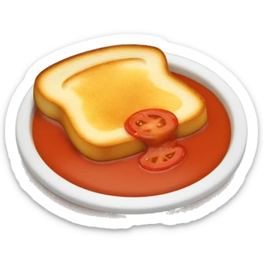 Grilled cheese and tomato soup sticker
