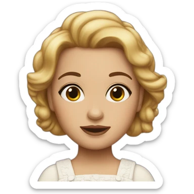 annabelle poupée sticker