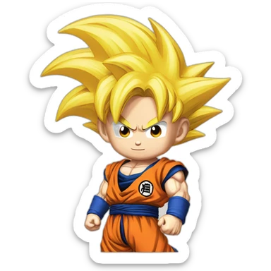 DRAGON BALL goku sticker