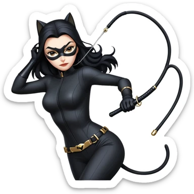 Catwoman from DC comics sticker
