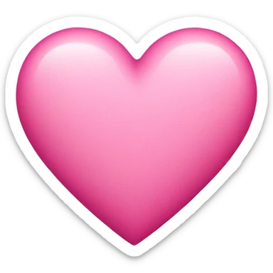pink heart sticker