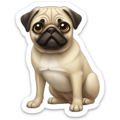 pug emoji sticker
