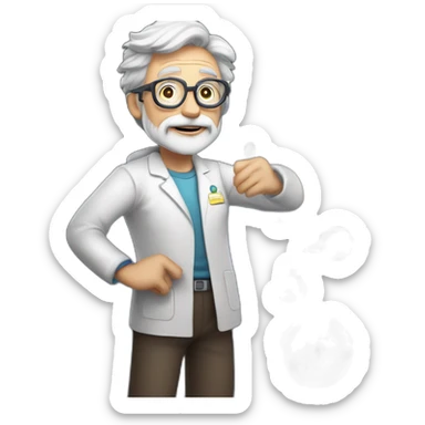 Exploring the wonders of science 🌌 | Honoring the wisdom of seniors 👵 | Approachable, zero attitude zone 😊 | Confidently embracing every challenge 💪 | Let's connect and geek out together! 🤓✨" sticker