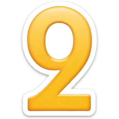 the number 10, visually bold and clear, suitable for use as an emoji or icon sticker