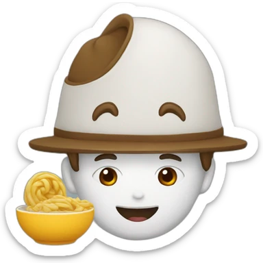 camarera con bandeja sticker