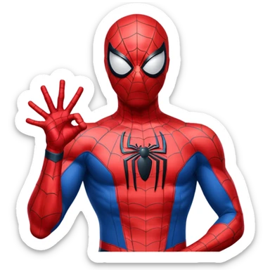 spiderman but he is nepali sticker