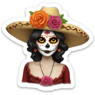 Catrina con nombre Jessie sticker