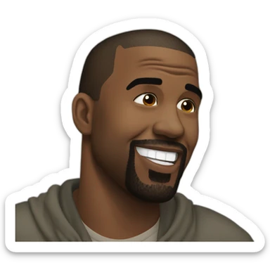 Happy kanye west sticker