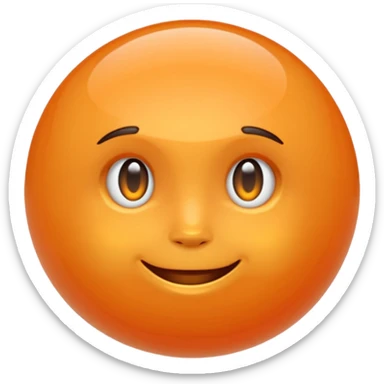 Orange opala sticker