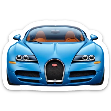 bugati car sticker
