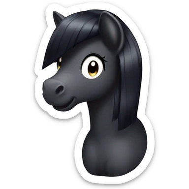 A pony kuromi  sticker