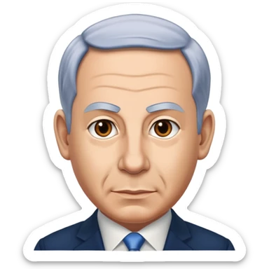 benjamin netanyahu full high  sticker