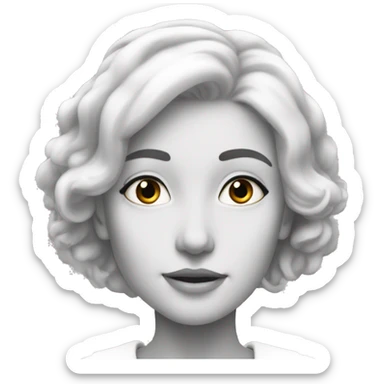 C1 blanche 5 blanche sticker