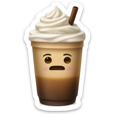 coffee frappe sticker