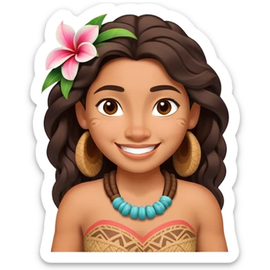 Moana from Disney sticker