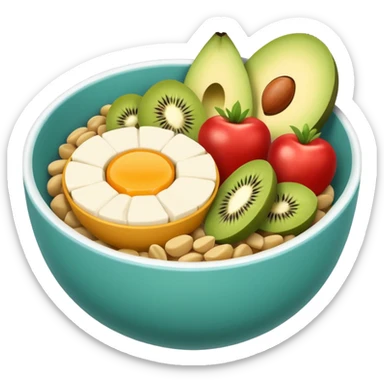 healthy bowls sticker