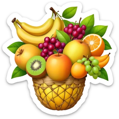 Fresh fruit bouquet sticker