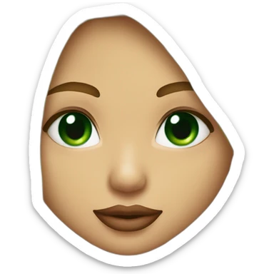 Romeo Santos give a kiss on the mouth blond girl amd green eyes sticker