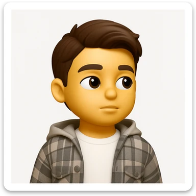 A 3D Apple-style emoji version of the uploaded image, preserving its colors, shapes, textures, and overall design, simplified into emoji form while keeping key details recognizable. Smooth glossy finish, soft shadows, high-quality render, minimal background sticker