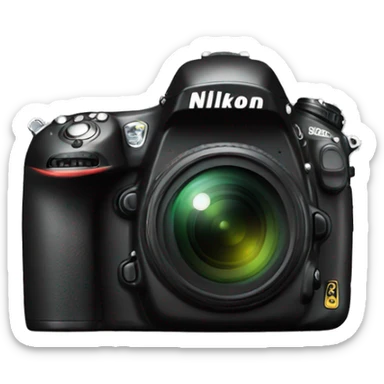 Nikon camera sticker