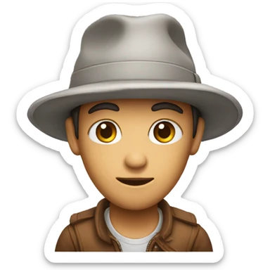 ET com chapéu sticker