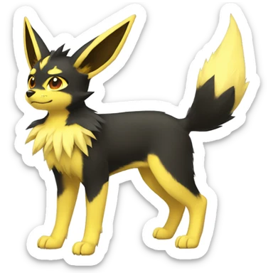 Umbreon-Jolteon full body sticker