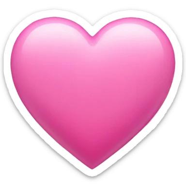 Pink heart  sticker