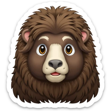 musk ox sticker