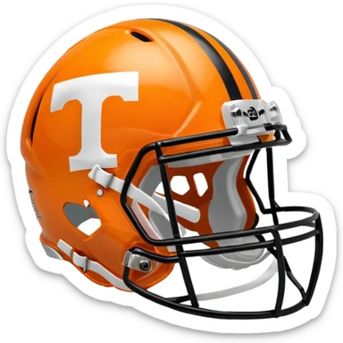 tennessee football orange helmet sticker