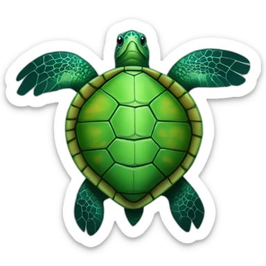 sea turtle sticker