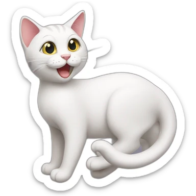 twisting-cat sticker