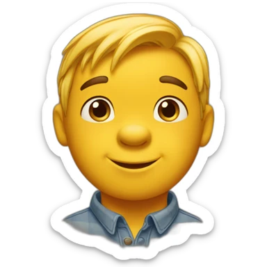 head of Winnie the pooh emoji sticker