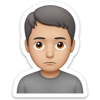 ich heiße Santi, heute bin ich ein bisschen traurig sticker