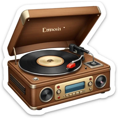 record player sticker