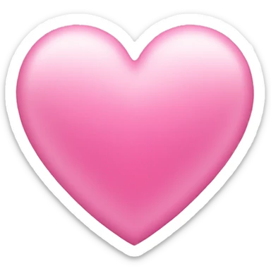 pink heart sticker