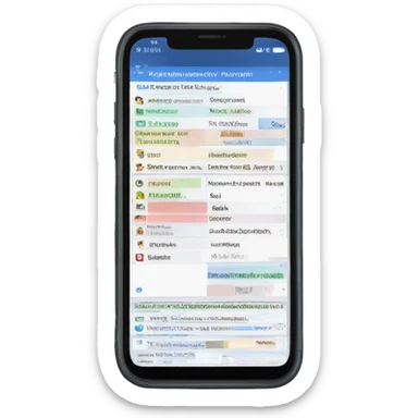 documents inside of a phone sticker