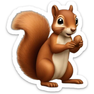 squirrel nuts sticker