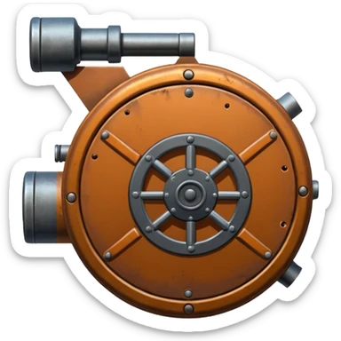 generate a realistic anti-tank mine that can be carried by a drone sticker