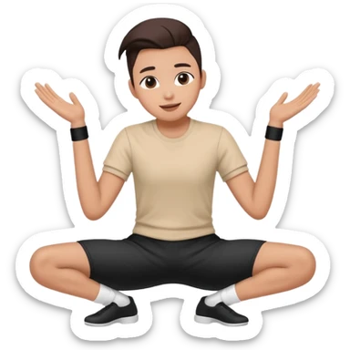 tiktok dance sit down sticker
