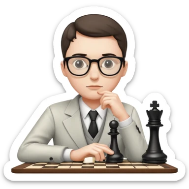 chess player sticker