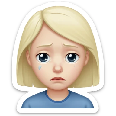 Triste sticker