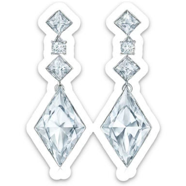 Earrings DIAMOND sticker