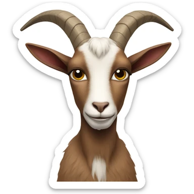 Cat Goat sticker