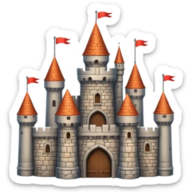 Un castello sticker
