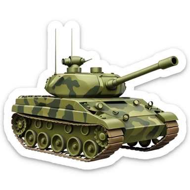 Military Tank emoji sticker