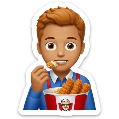 kfc lover sticker